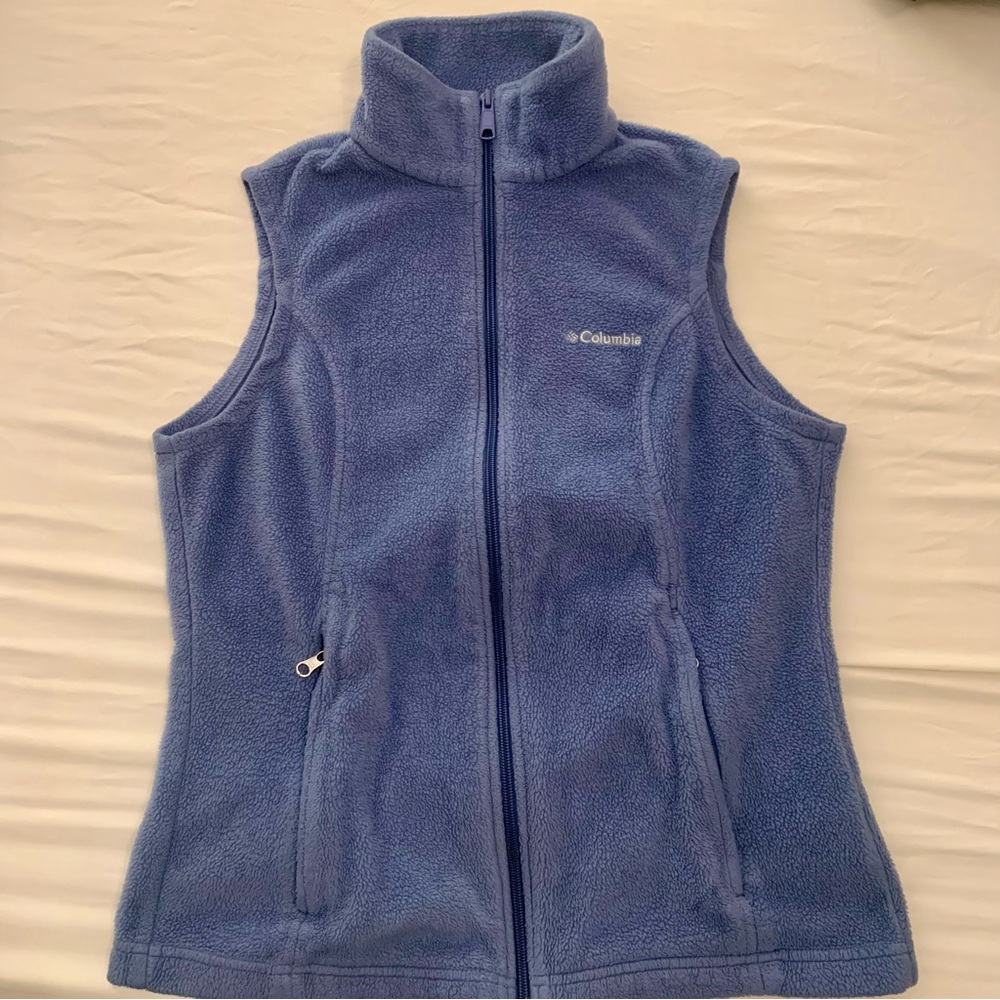 Columbia Women's Blue Fleece Vest